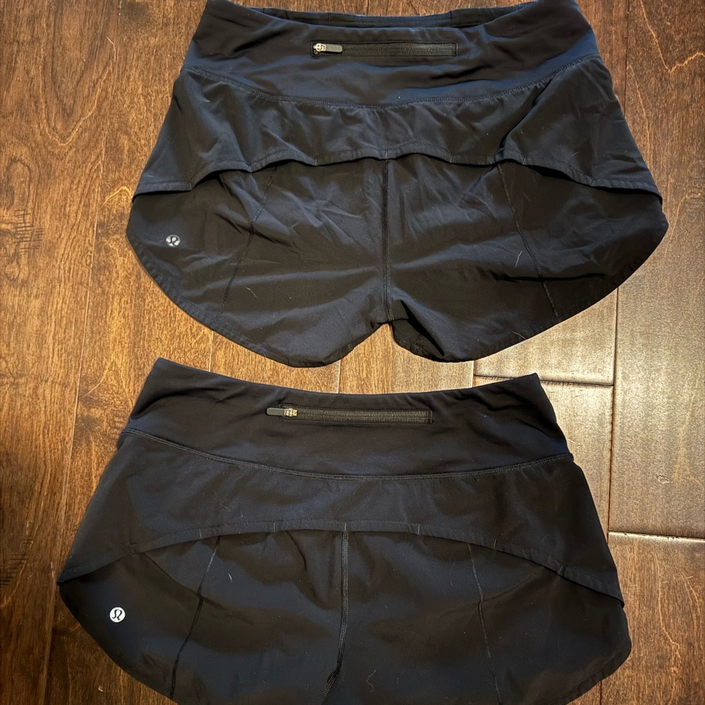 Lululemon Shorts, Size 6, No Tags, Some Wear Visible only on Logo